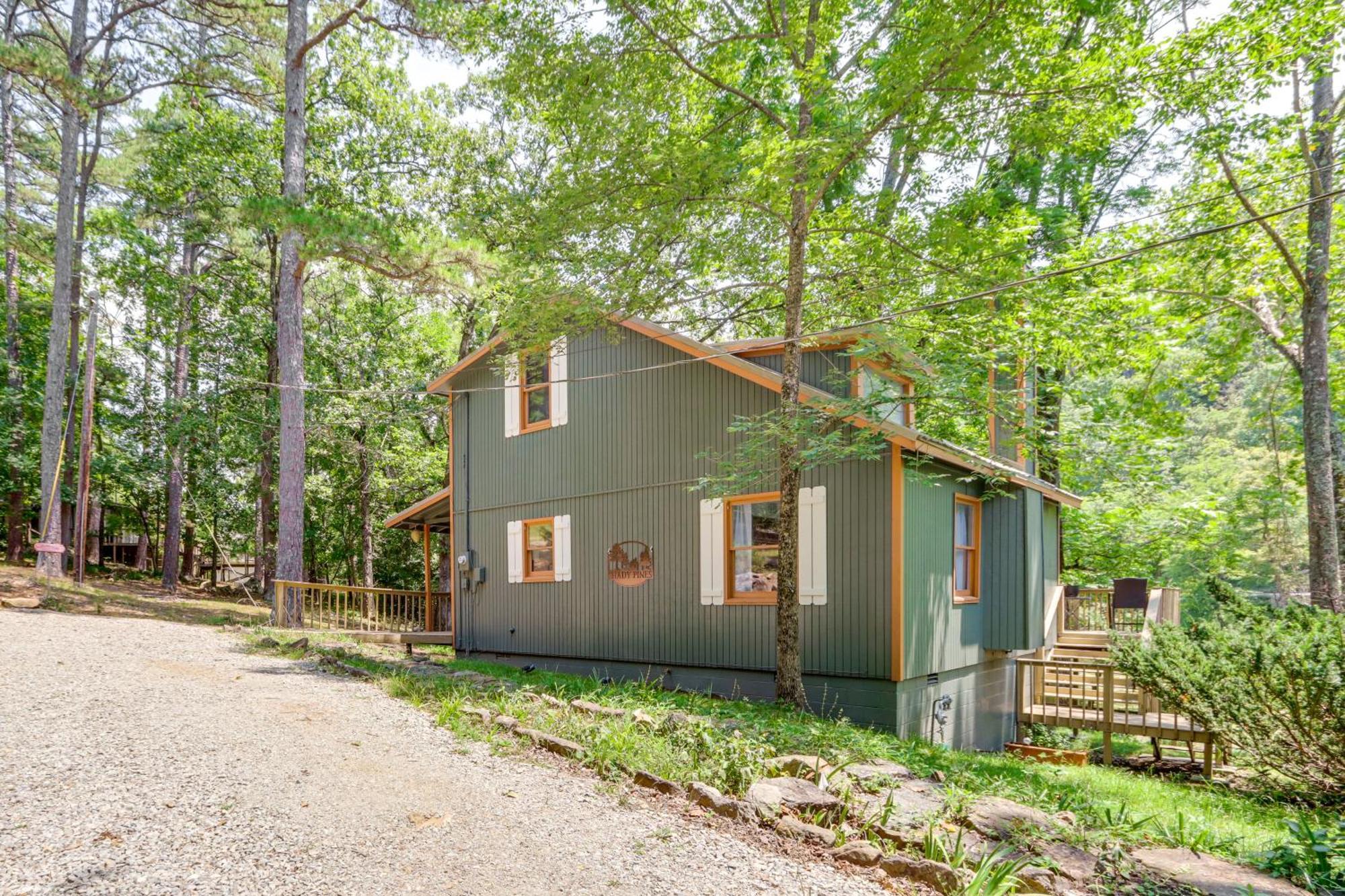 Lakefront Cabin Less Than 3 Mi To Dtwn Eureka Springs! Villa Exterior foto