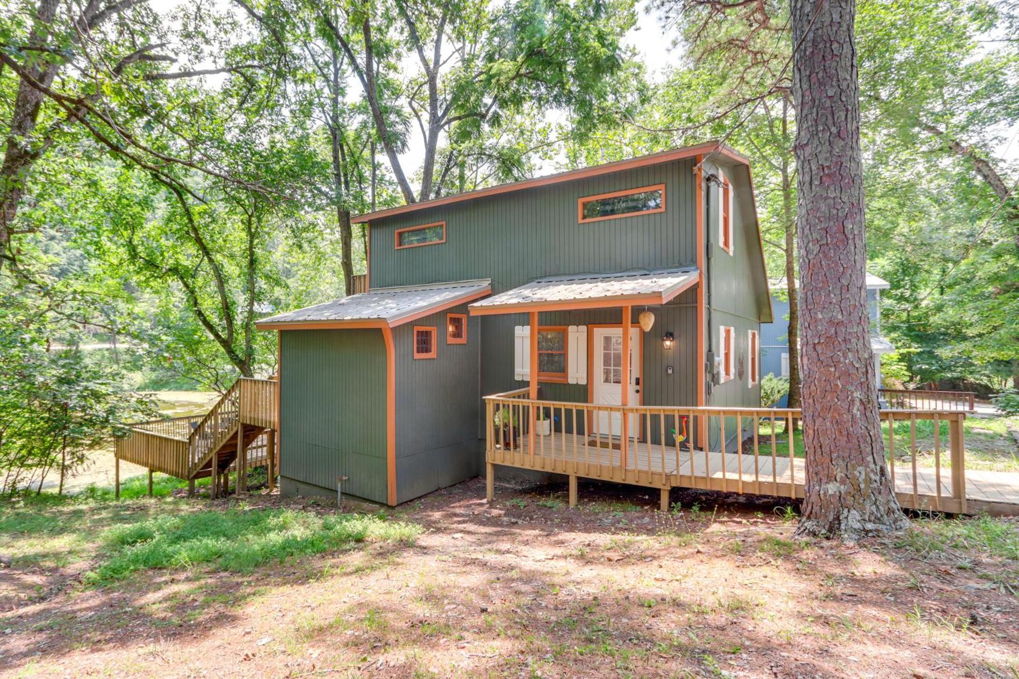 Lakefront Cabin Less Than 3 Mi To Dtwn Eureka Springs! Villa Exterior foto