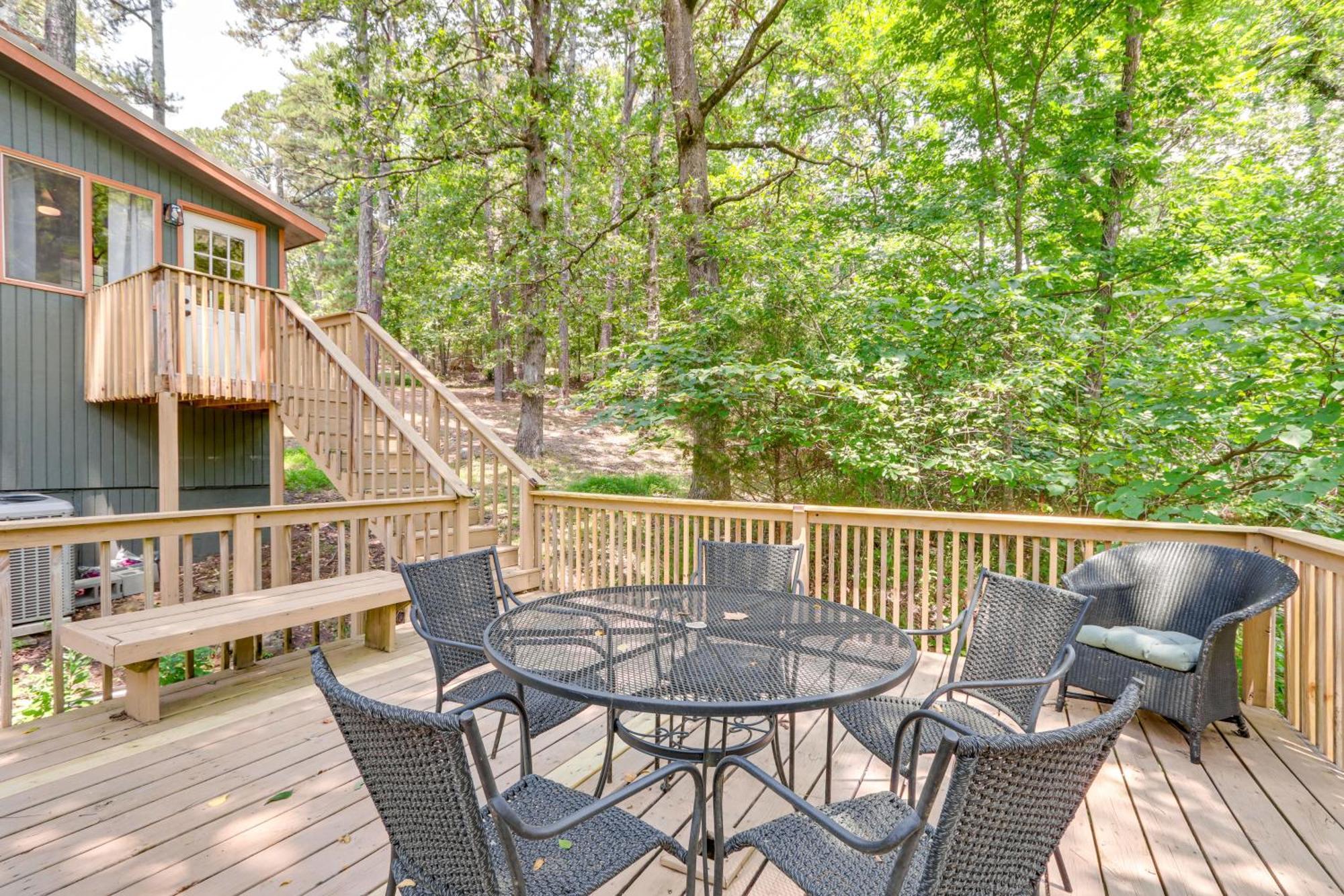 Lakefront Cabin Less Than 3 Mi To Dtwn Eureka Springs! Villa Exterior foto